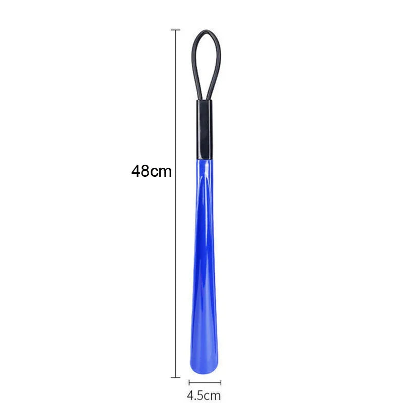 1pc Extra long flexible plastic shoe horns do not require bending durable shoe spoons for pregnant women wearing shoe assistants Pi-Mart
