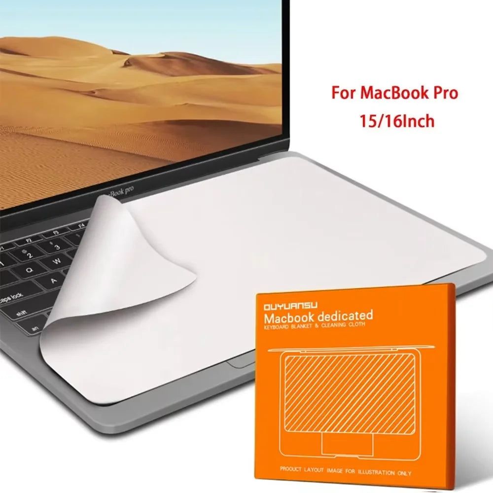 Suitable for MacBook Pro Keyboard Dust Cloth, Air Wiping Cloth, Laptop Computer 13/15/16 Inch Mac Screen Cleaning Cover Cloth Pi-Mart