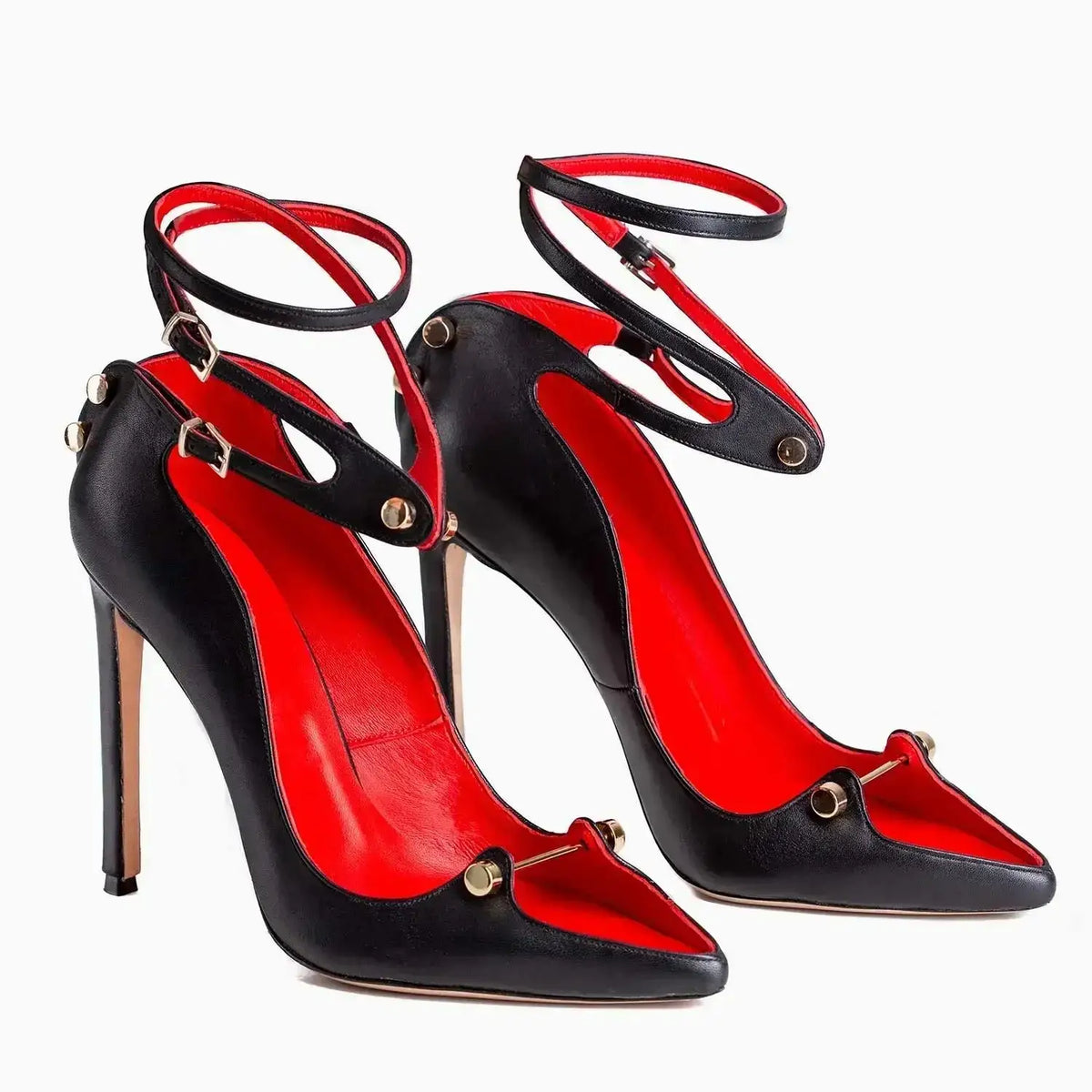 2026 Runway Women Pumps Crystal Metal Decoration High Heels Sandals For Women Luxury Designer Nightclubs Banquets Female Shoes Pi-Mart