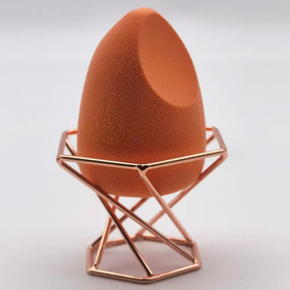 Makeup Sponge Holder Puff Sponge Drying Stand Metal Bracket Makeup Puff Rack Cosmetic Holder Powder Puff Shelf Pi-Mart