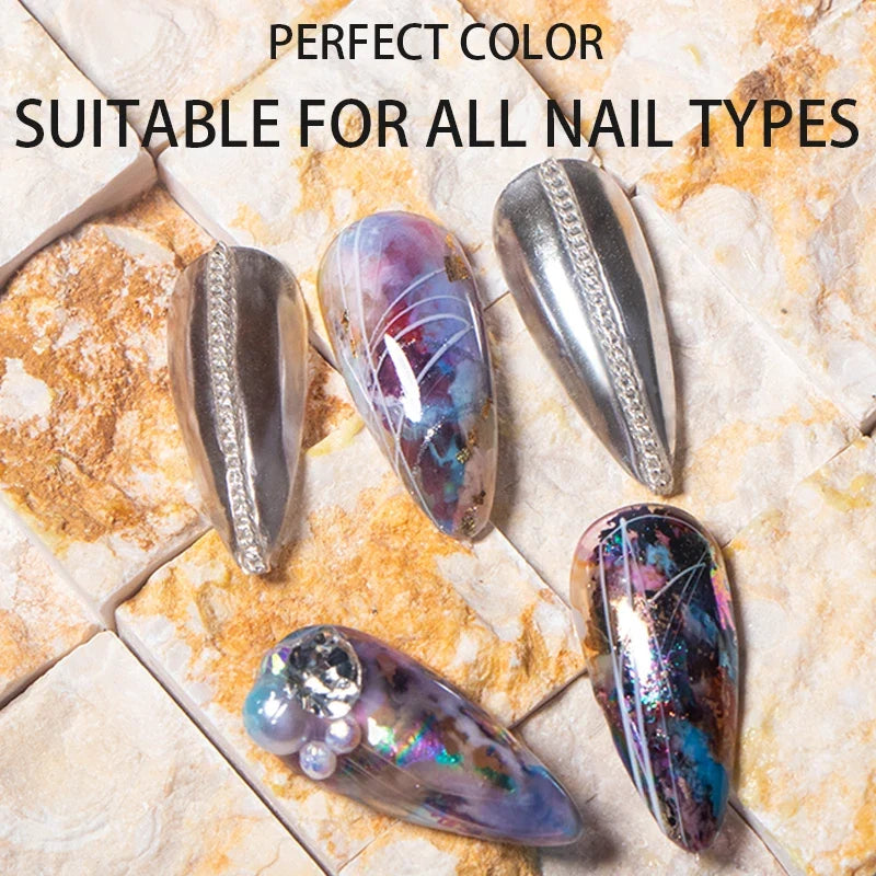PERPECT COLOR Nail Foil Glue Gel 16ML Foil Transfer Gel for Nails Stickers Transfer Nail Art Gel Nail Polish Manicure DIY Tri Light Beauty