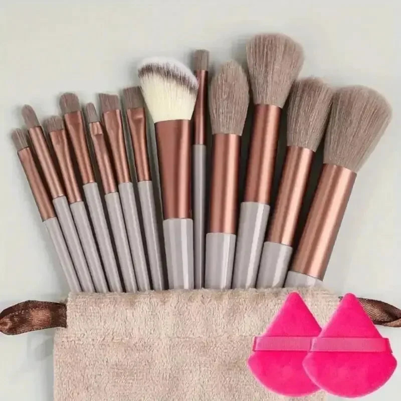 Professional Makeup Brush Set - Soft Fluffy Kabuki & Blending Brushes for Foundation, Powder, Eyeshadow | Beauty Tools Kit LadyShow.Store