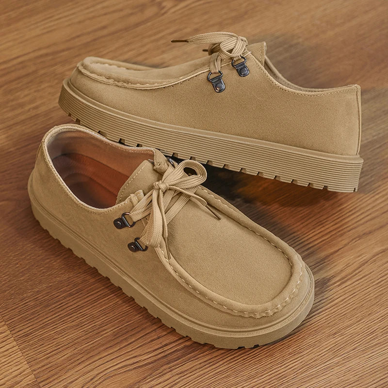 Men Thick Soled Sneakers Fashion Spring/Autumn Soft Board Shoes Personalized Trend Versatile Multi Functional Men Casual Shoes Pi-Mart