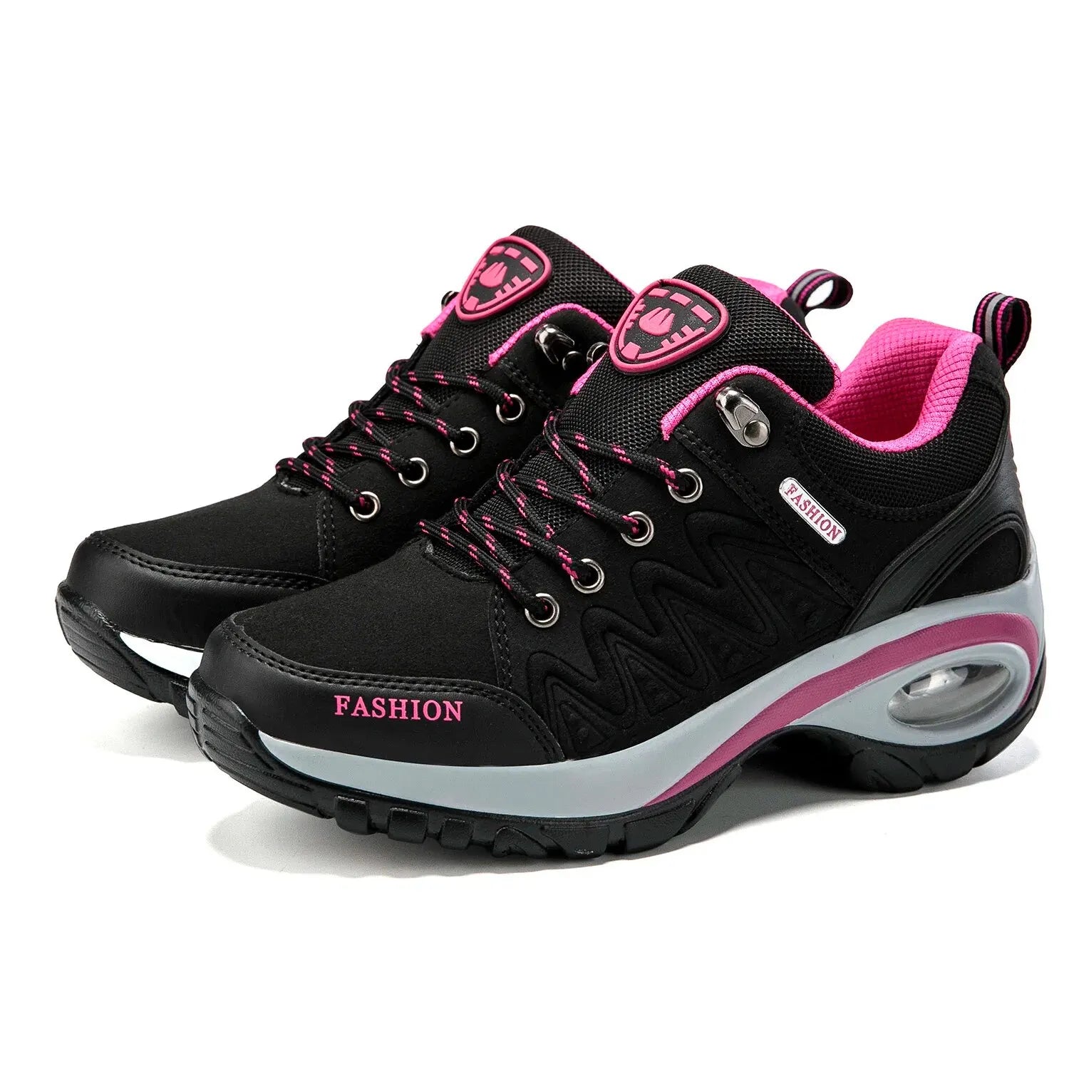 Ladies Sneakers Comfortable Breathable Platform Shoes Fashion Lace Up Female Casual Shoes for Women Outdoor Short Boots LadyShow.Store