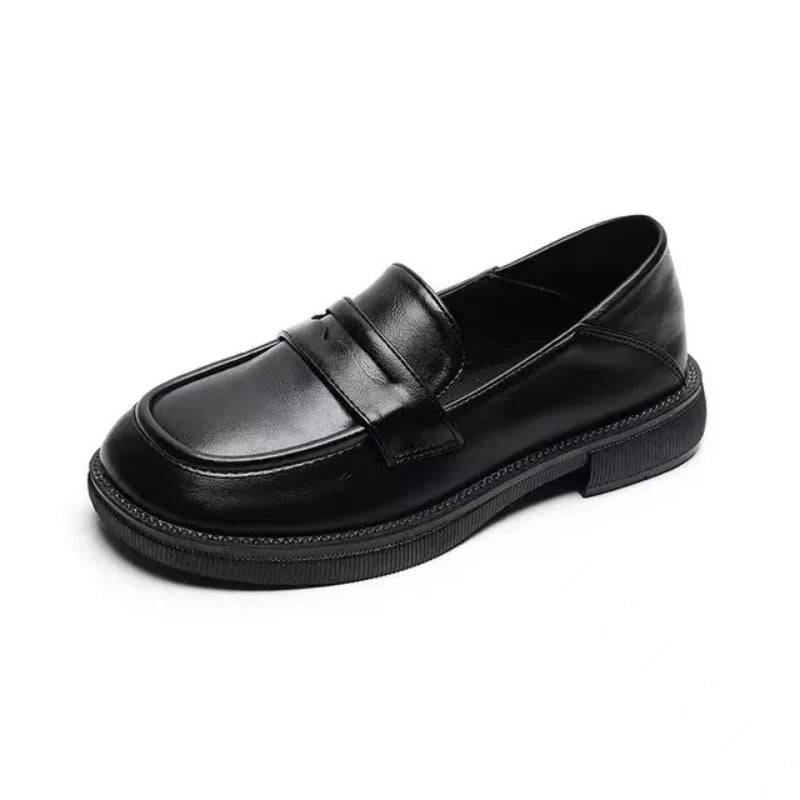 Women's Soft Sole Loafers - Comfortable Slip-On Flats, Suitable for Commuting and Casual Wear, Minimalist Design, Mother's Shoes LadyShow.Store