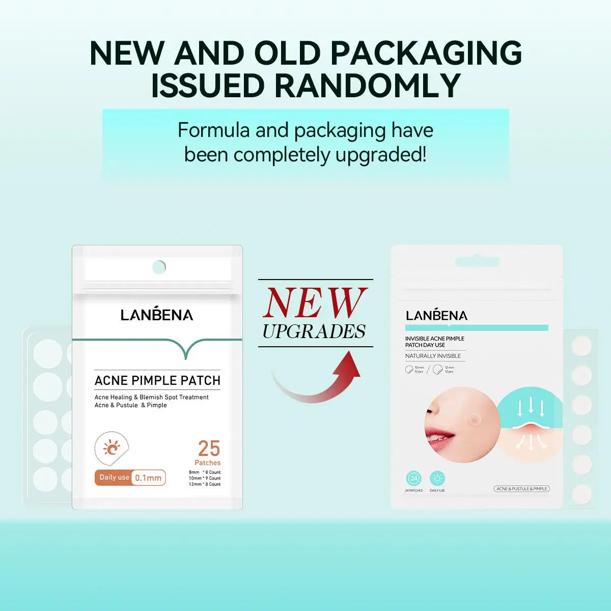 LANBENA Acne Pimple Patch Daily Use and Night Use Invisible Acne Stickers Blemish Treatment Acne Concealer Makeup Pi-Mart