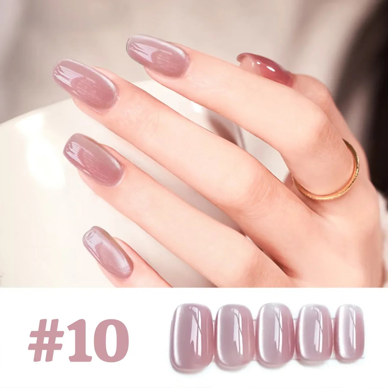1-12pcs WS Hot Style Non-gray Universal White Cat Eye Gel Nail Polish Super Flash White Glass Bead Nail Art Nail Suppies Tri Light Beauty