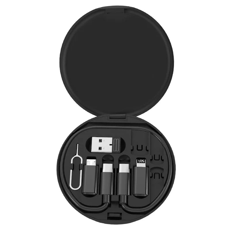Multi USB Type C to C 60W Charging Adapter Cable Kit USB C to Lighting Conversion Set USB A & Type C to Micro/Type C/Lighting Pi-Mart