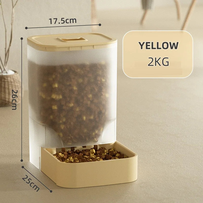 HOOPET Dogs Automatic Feeders Water Bottle Cats Bowl Food Storage Drinking Dispenser Container Pet Supplies Pi-Mart
