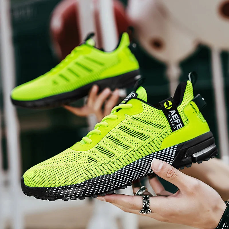 New Men Running Shoes Breathable Outdoor Sports Shoes Lightweight Sneakers for Men Comfortable Athletic Training Footwear Pi-Mart