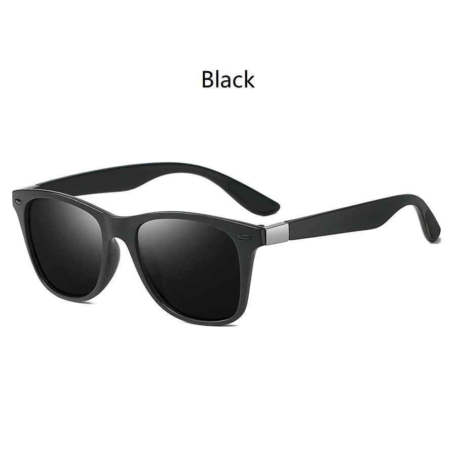 1-2-3PCS Fashion Vintage Square Unisex Driving Fishing Sunglasses Men Women Luxury Brand Designer Sun Glasses Anti-Glare Eyewear Pi-Mart