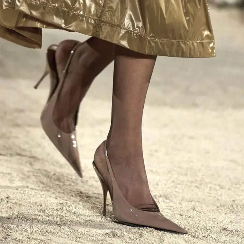 2026 Spring/Summer New Pointed Stiletto Sandals Fashionable and Sexy Party Wedding Women's High Heel Sandals LadyShow.Store