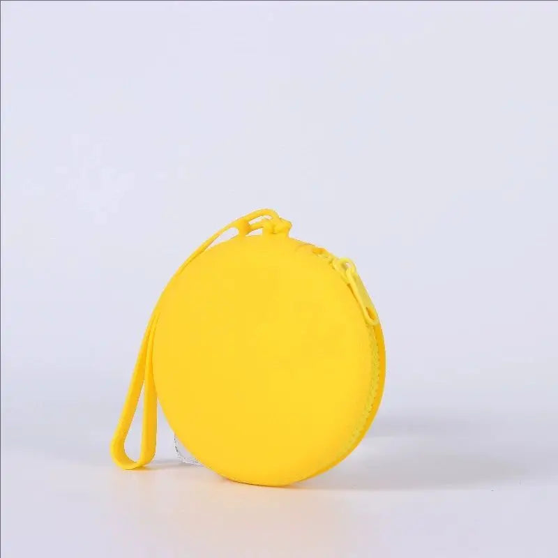 1Pc Silicone Pet Treat Pouch Portable Travel Training Bag Round Silicone Snack Bag for Dogs and Cats Pet Accessories Pi-Mart