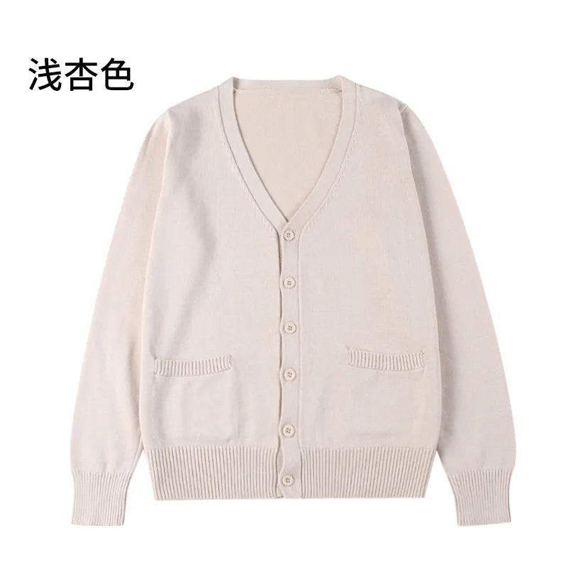 New Sweater Solid Candy Women Knit Top Fashion Female Cardigan Thin Spring Autumn Long Sleeve Adult Jacket Clothes Slim XS-2XL LadyShow.Store