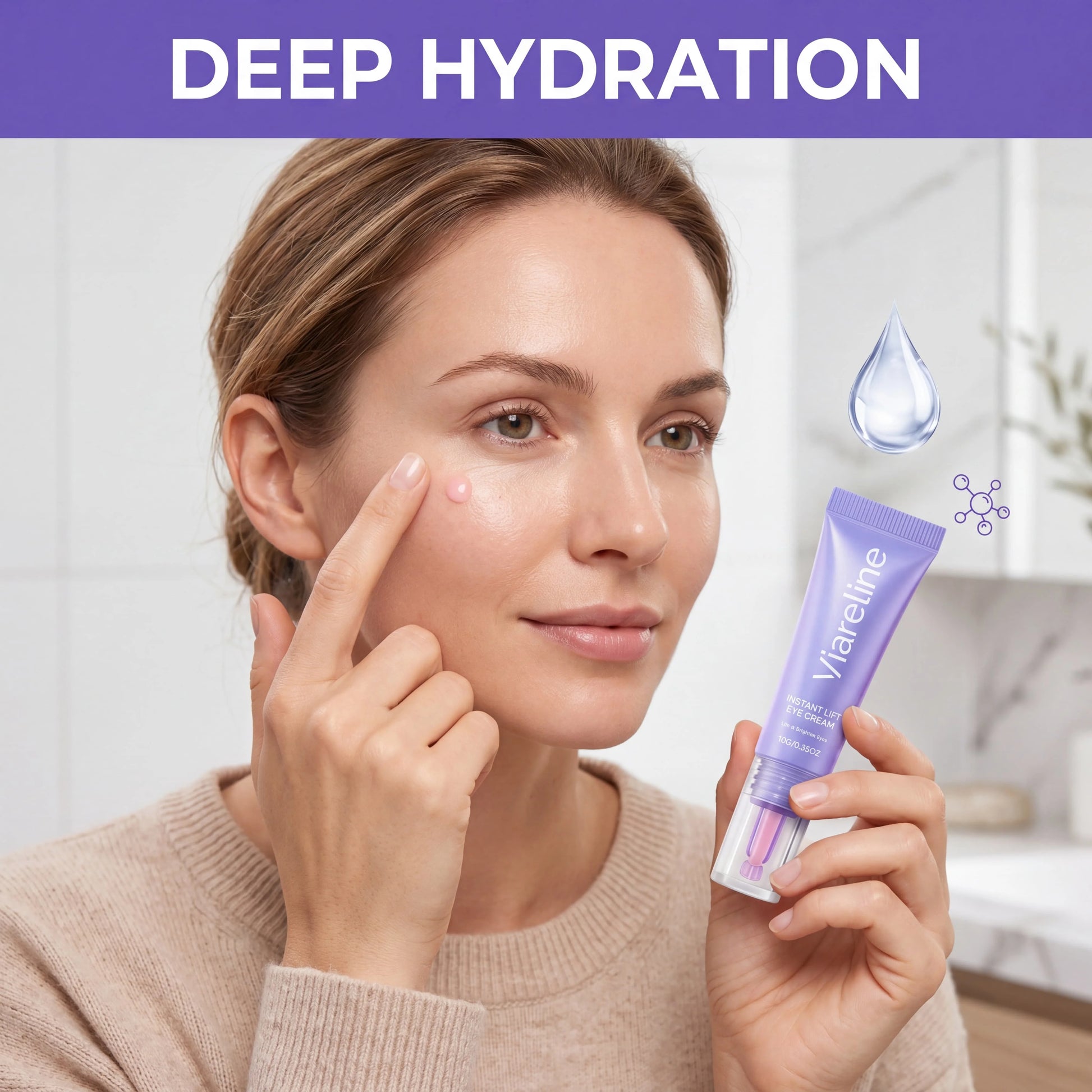 Instant Lift Eye Cream Collagen Eye Brightening Moisturizer Hydrating Under Eye Care For Dark Circles Dryness Eye Skin Care Pi-Mart