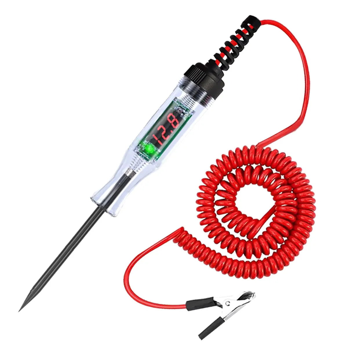 Car Truck Voltage Circuit Tester Auto Car Diagnostic Probe Test Pen Light Bulb Electric Measuring Pen Repair Tools 6V 12V 24V Pi-Mart