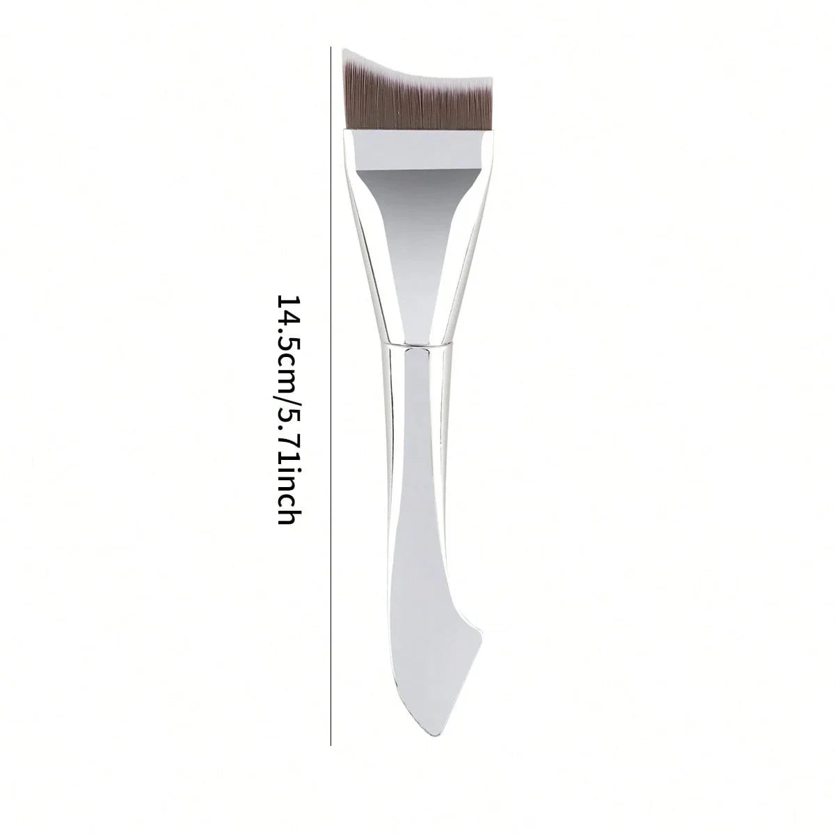 Upgraded Crescent Design Foundation Makeup Brush Ultra-thin Smooth Application Liquid Mask Spatula Makeup Brushes Beauty Tools Pi-Mart