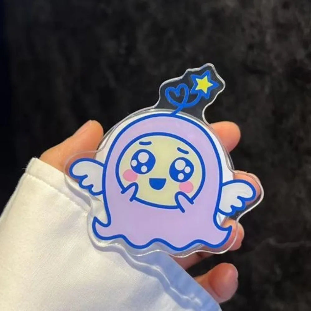 Kawaii Tamagotchi Family Magnetic Phone Stand With Retractable Airbag Strong Absorption Portable Anti-Fall Desktop Support Gifts Pi-Mart