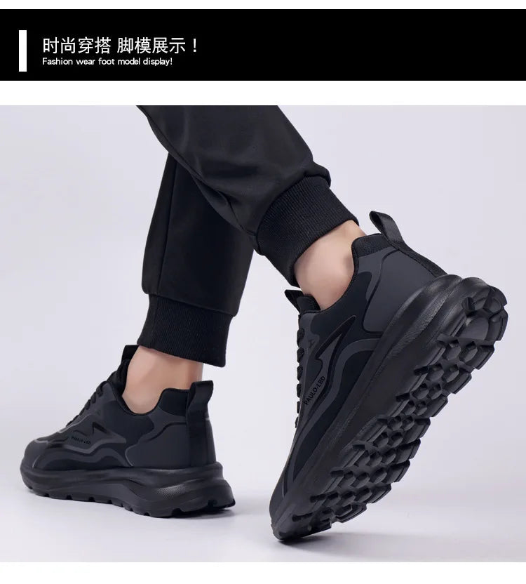Men's Shoes 2026 New Trendy Soft Soled Casual Shoes for Spring and Summer, Breathable and Comfortable Running Sports Shoes Pi-Mart