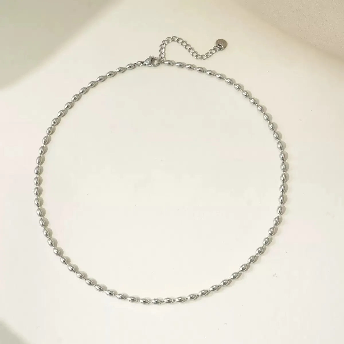 Stainless Steel Heart-shaped Pendant Necklace Metal Waterproof Jewelry For Women Pi-Mart