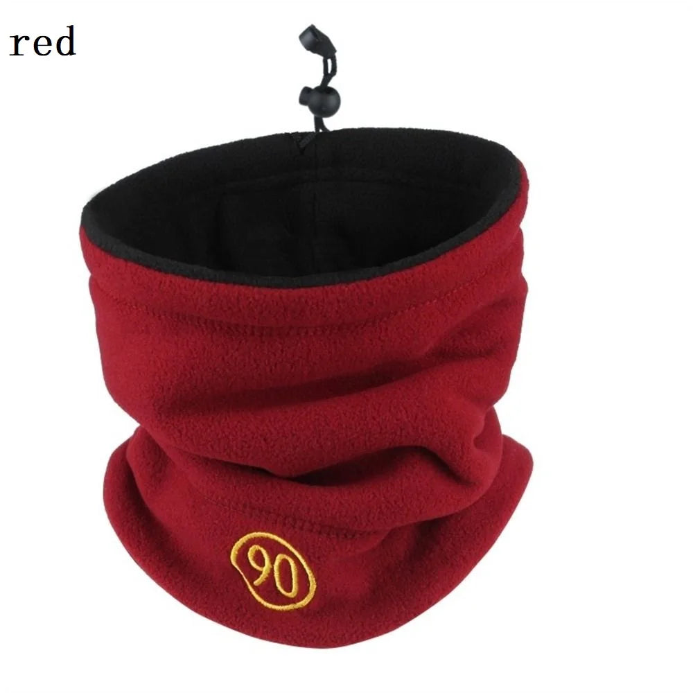 Fashion Winter Camping Warm Fleece Neck Gaiter Ski Tube Scarf Snowboard Face MaskFor Men Women Outdoor Cycling Cold-proof Collar Pi-Mart
