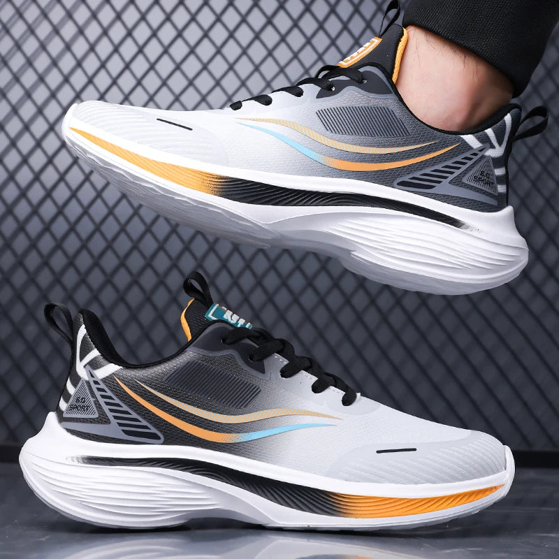 Men's Fashion Sneakers Breathable Comfortable Lightweight Walking Shoes Casual Sports Running Tennis Gym Training Shoes for Men Pi-Mart