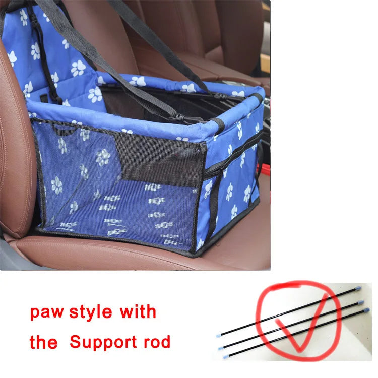 2025 High Quality Breathable Pets Carrier Car Seat Basket Safe Travel Carrier House Kennel Puppy Handbag Outdoor Pet Supplies Pi-Mart