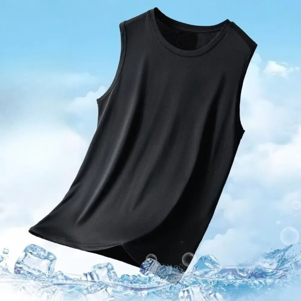 Men's mesh-backed sports vest - Lightweight summer sleeveless T-shirt - Casual and fashionable Pi-Mart