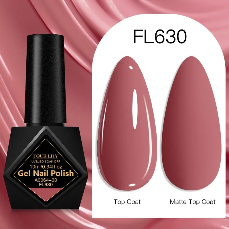 10ml Gel Nail Polish 162 Colors Nail Supplies Vernis Semi Permanent Nail Art Manicure Soak Off LED UV Gel Nail Varnishes Summer Tri Light Beauty