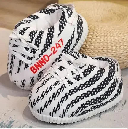 Winter Cotton Plush Shoes Women Warm Cute Indoor Home Slides Unisex One Size Sneakers Man Fashion Soft Floor Slippers  36-45 Pi-Mart