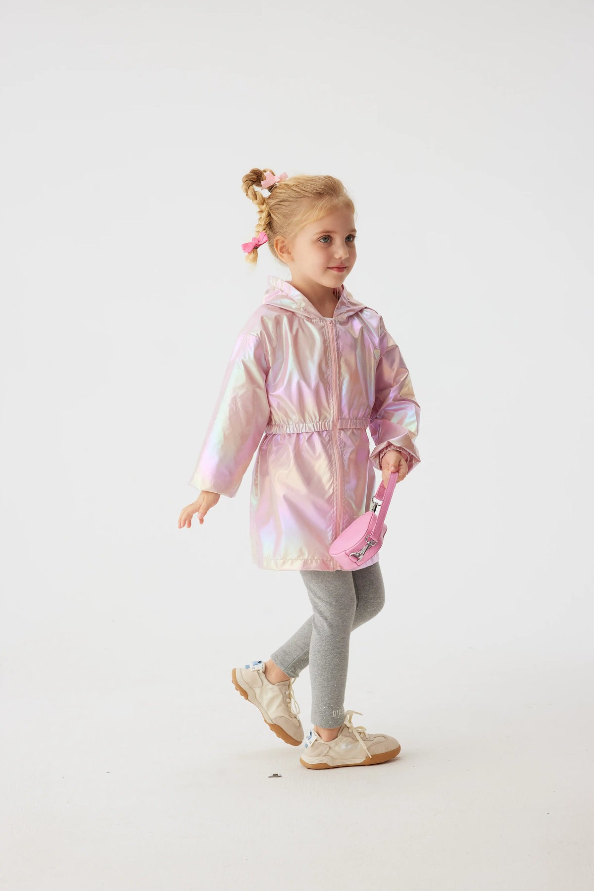 Girl's Spring and Autumn Children's Light and Thin Breathable Zipper Coat Jacket for Boys and Girls Fashion Thin Jacket Pi-Mart