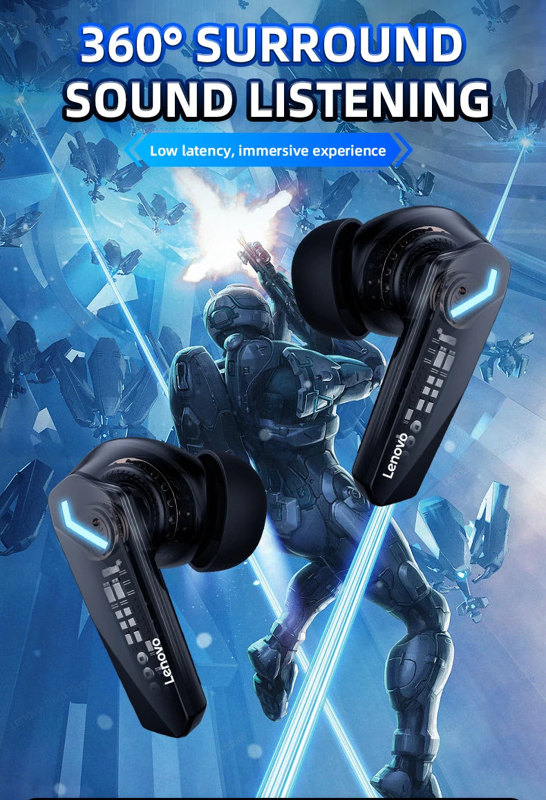 Choice Lenovo GM2 Pro Wireless Bluetooth Headset Gamer Earbuds Wireless Headphones Music Dual Mode Earbuds Music Sport Bluetooth Pi-Mart