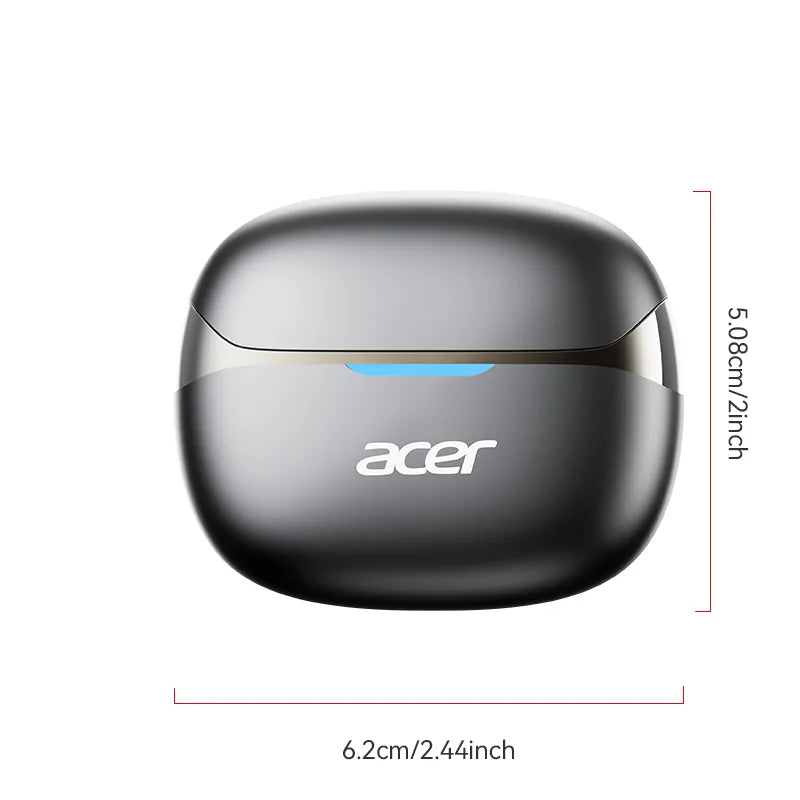Acer Ohr829 Wireless Headphones Bluetooth 6.0 Low-Latency Gaming Headphones Enc Call Noise Reduction Surround Stereo Sound Comfortable to Wear Long Battery Life Compatible with Mobile Phones and Tablets Pi-Mart