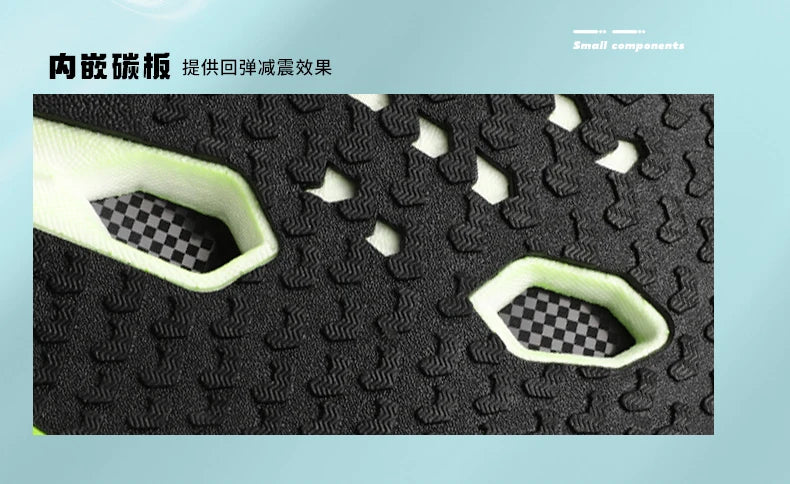 2026 Running Shoes Carbon Board Marathon Men Sports Breathable Lightweight Women's Comfortable Athletic Nonskid Casual Sneakers Pi-Mart