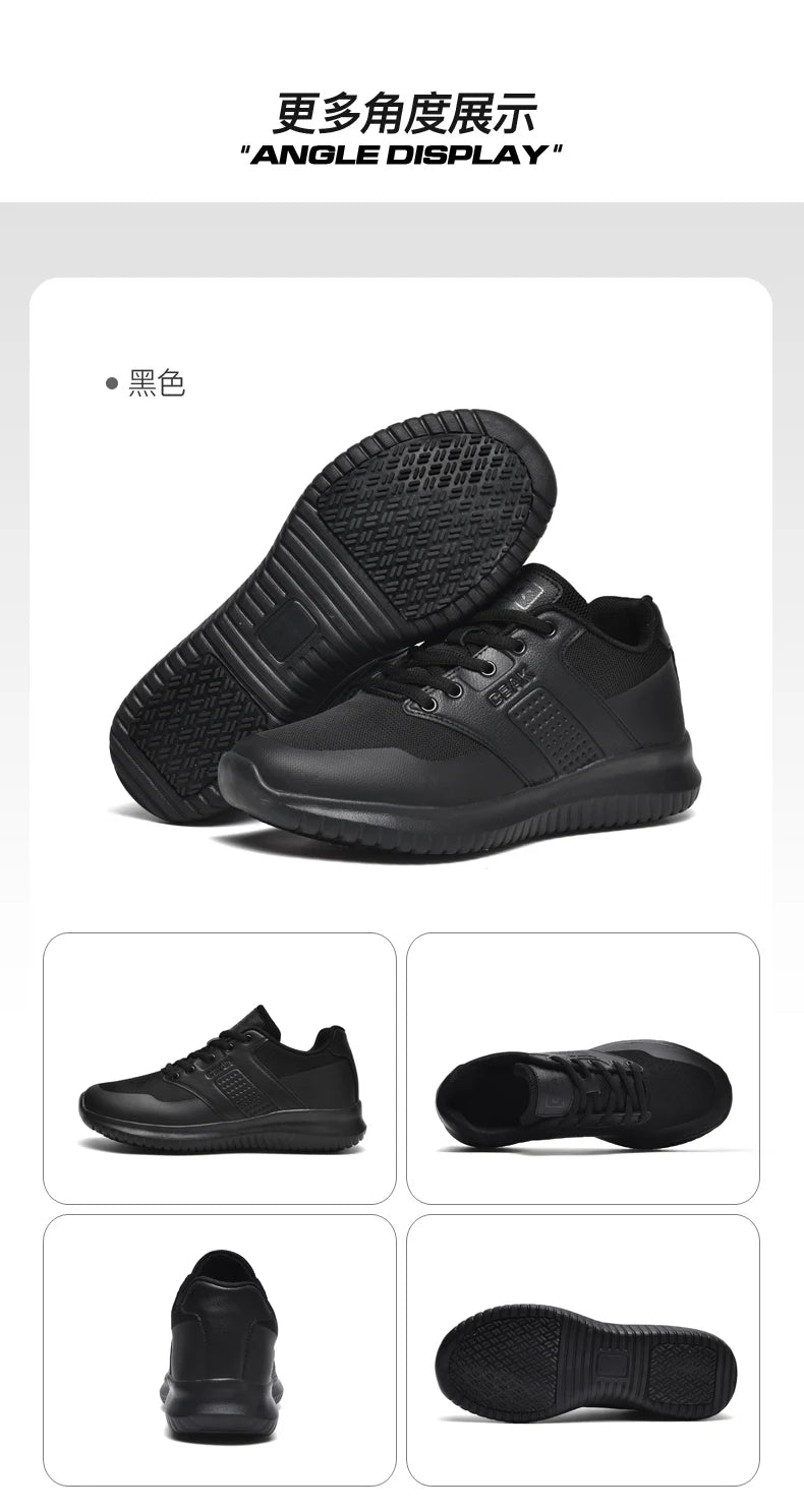 Hotel Chef shoes four seasons new non-slip oil-proof waterproof kitchen work shoes men's fashion casual outdoor breathable shoes Pi-Mart