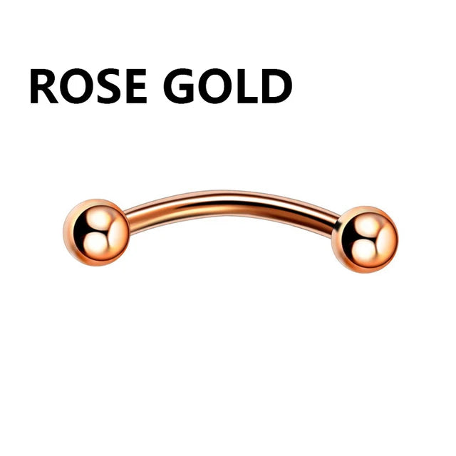 1PC metal Horseshoe Fake Nose Ring C Clip Septum Lip stainless steel Real Piercing Nose Rings Hoop For Women Men Jewelry Pi-Mart