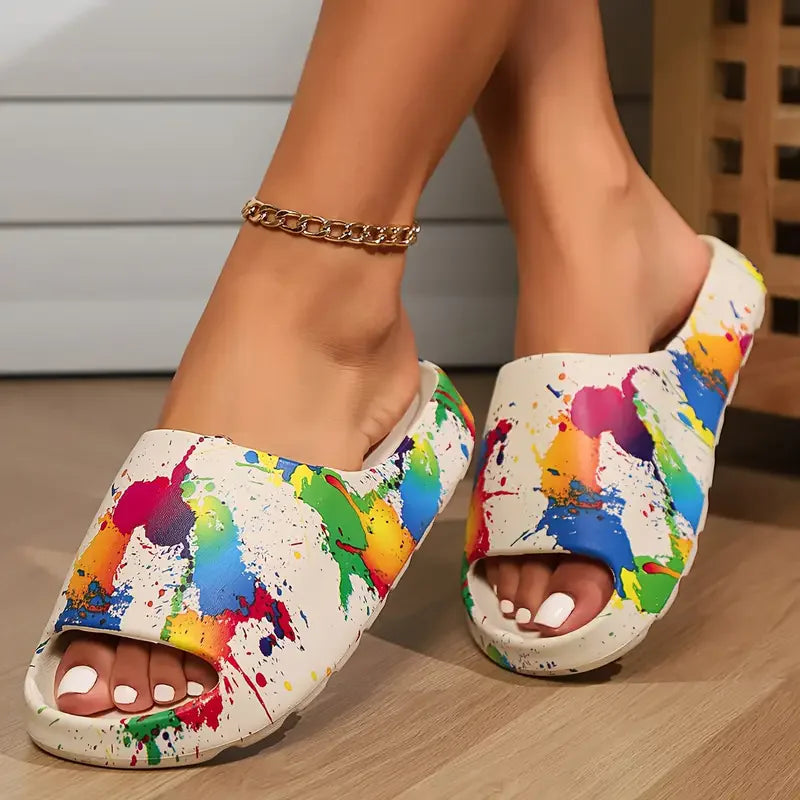 New Men Slippers Women Shoes Summer Beach Slippers Luxury Brand Outdoor Indoor Eva Soft Flip Flops Male Anti-slip Shoes 36-45 Pi-Mart