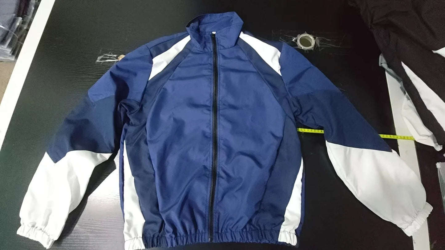 Men's Color-Blocked Jacket, lightweight, Casual, Travel, Windproof and Wear-Resistant, High-Quality Fabric, Boyfriend Gift LadyShow.Store