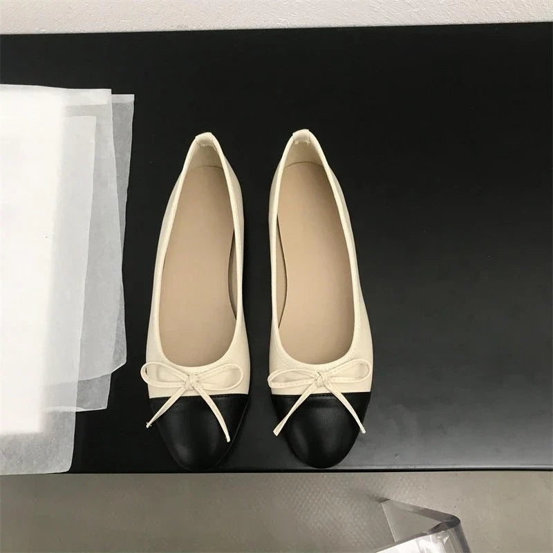 2026 New Spring Butterfly-knot Women Loafer Elegant Mix Colors Slip On Shoes Laides Comfort Soft Sole Ballet Flats Single Shoes LadyShow.Store