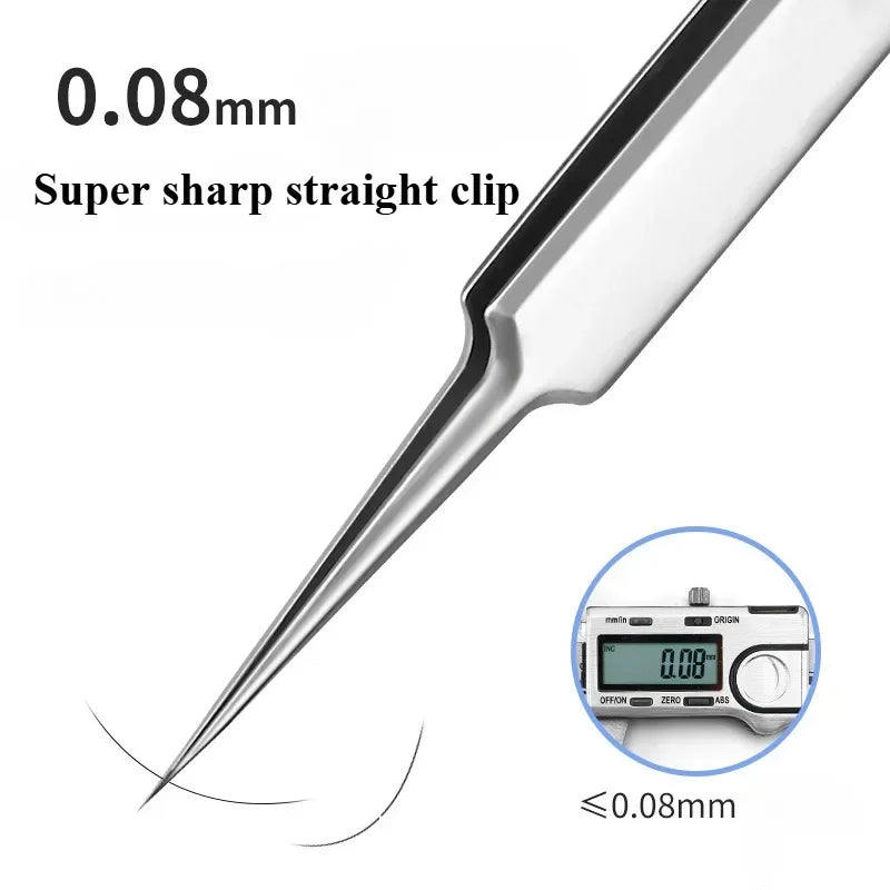 German 1/3/8Pack Extra Fine No. 5 Cellular Acne Blackhead Tweezers - Facial Beauty Remove Acne Needle Tools for Skin Care Tools Pi-Mart