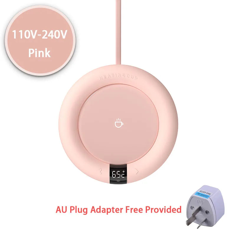 New Coffee Mug Warmer Electric Heating Coaster for Home Office 3 Temperatures Adjustable Tea Cup Warmer Christmas Birthday Gift LadyShow.Store