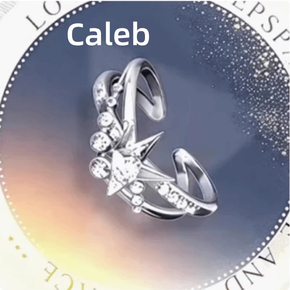 Gift Copper Love And Deepspace Ring Xavier Zayne Wedding Ring Caleb Game Prop Adjustable Rings Cosplay Pi-Mart