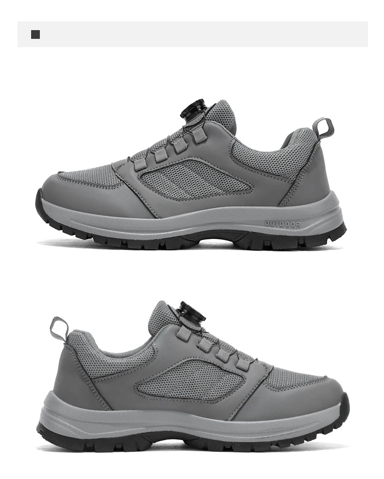 Men'S Spring And Autumn Sports Shoes Rotating Buckle Comfortable And Non Slip Hiking Sports Shoes Plus Size Men'S Shoes 39-48 Pi-Mart