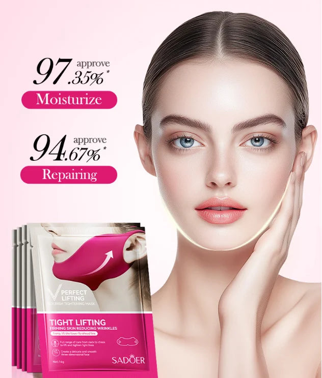 V-Shape Firming Face-lift Slimming Mask Removal Masseter Muscle Double Chin Face Fat Burning Anti-aging Beauty Products New Tri Light Beauty