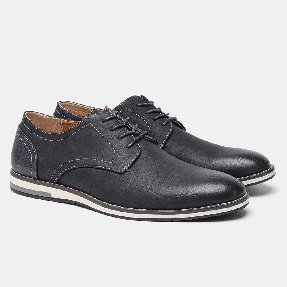 Leather loafer men fashion comfortable 2024 brand casual shoes men Pi-Mart