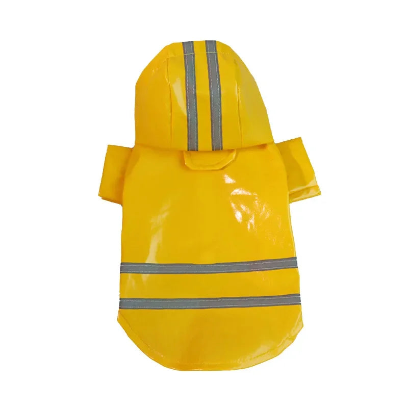 Waterproof Dog Jacket PU Dog Raincoat For Small Dogs Cats Reflective Puppy Raincape Chihuahua Yorkies Raincoat Pet Poncho Pi-Mart