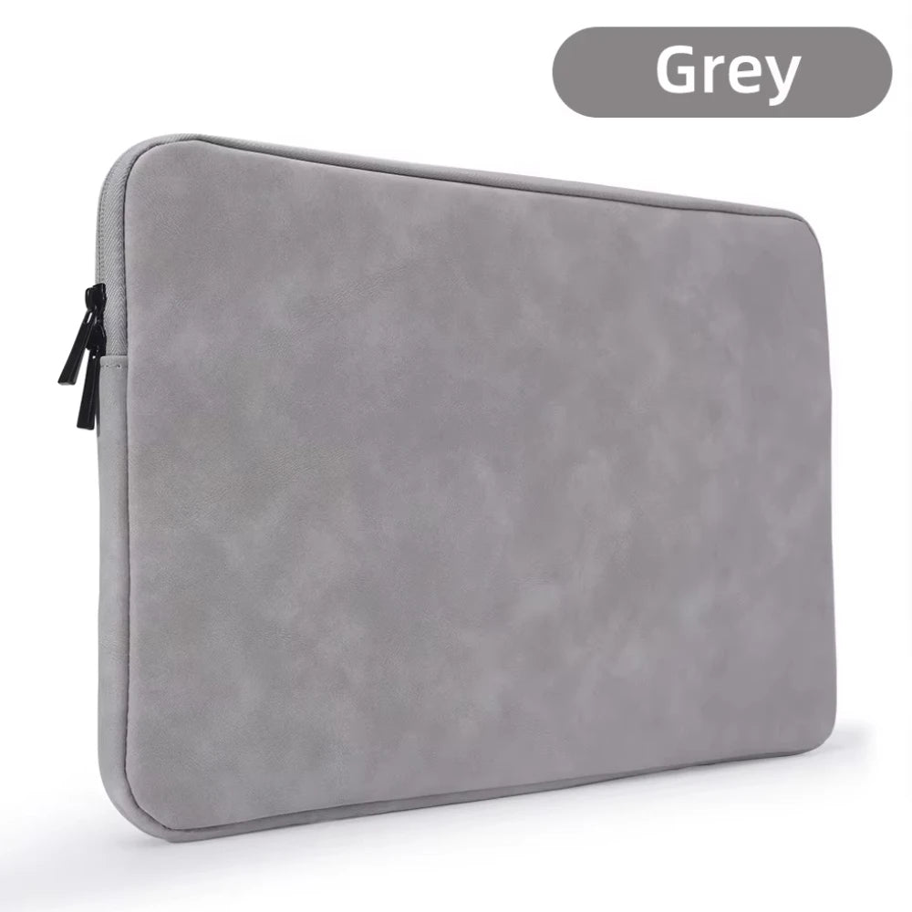 PU sheepskin leather fabric Waterproof Leather 9.7-15.6 inch Tablet PC Carrying Case Protective  Notebook Shockproof Cover Pi-Mart