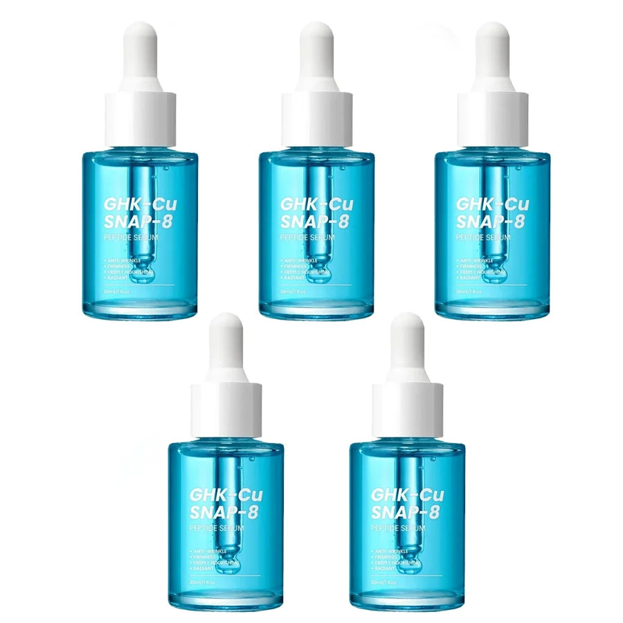 Premium GHK-Cu Copper Peptide SNAP-8 Anti-Aging Essence Fade Fine Lines Lifting Firming Hydration Boost Collagen All Skin Types Pi-Mart