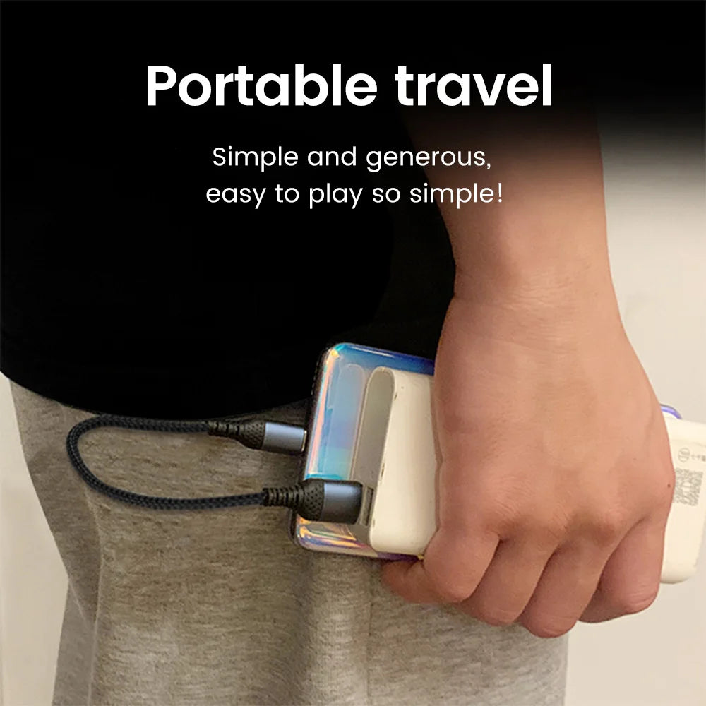 Crouch 90 Degree Short Cable USB Type C To Type C 6A 66W Fast Charge 25CM 50CM Power Bank USB C Cable For iphone Huawei Xiaomi Pi-Mart