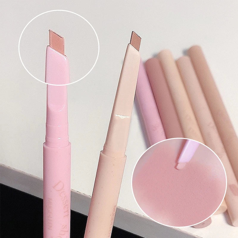 Dessert Lip Liner Automatic rotating waterproof lasting no color outline lip lipstick pen LadyShow.Store